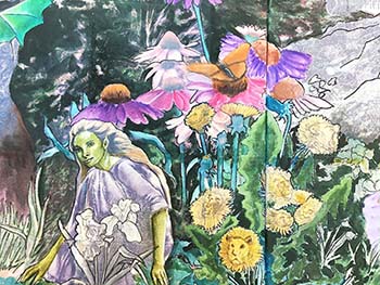 Gen
                          Con Mural closeup